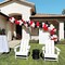 50 Pack 12 Inch Red and Black Latex Balloons - Black, White, and Red Confetti Balloons with Ribbons for Birthday, Graduation, Wedding, Bridal Shower, and Party Decorations